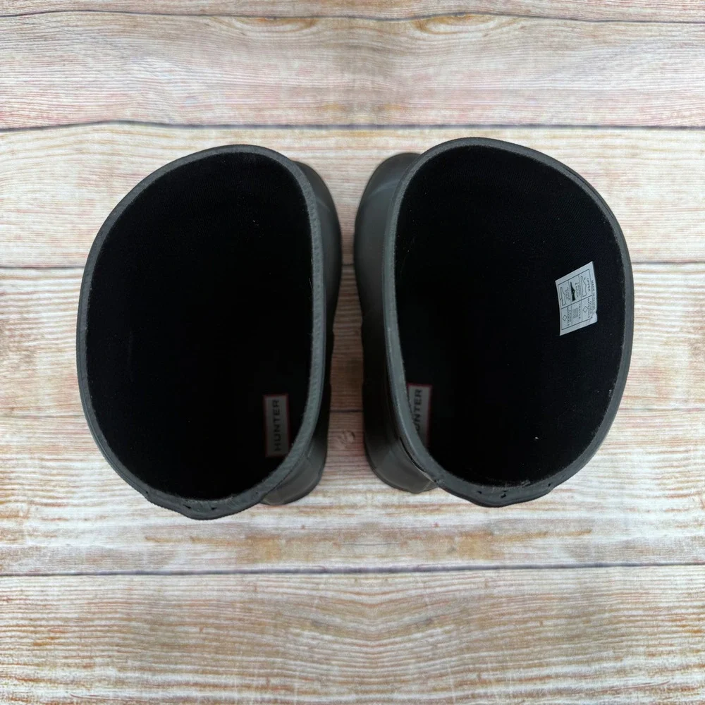 Hunter Original Short Rain Boots Matte Black WFS1000RMA Womens Size 6M EU‎ 37